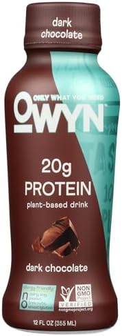 Owyn, Dark Chocolate Plant Based Protein Shake, 12 Fl Oz
