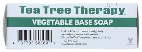 Tea Tree Therapy Vegetable Base Soap with Tea Tree Oil - 3.9 oz - Pack of 9
