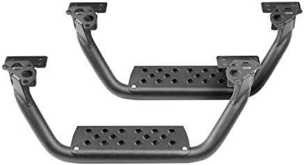 Go Rhino Dominator Xtreme D6 4" Drop Steps | Mild Steel, Textured Black | D6410000T | Fits Go Rhino Dominator Xtreme D6 SideSteps