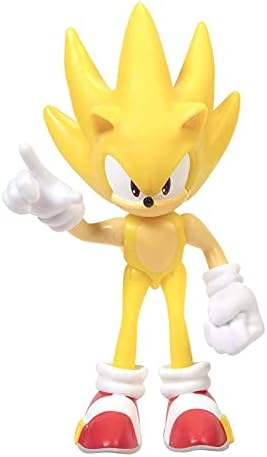 Sonic The Hedgehog Action Figure 2.5 Inch Super Sonic Collectible Toy