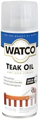 Watco Teak Oil Wood Finish, Quart, Clear