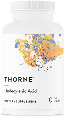THORNE - Undecylenic Acid - Fatty Acid Support for a Healthy Balance of Gut & Vaginal Flora - Promotes Optimal GI Tract Function* - Gluten