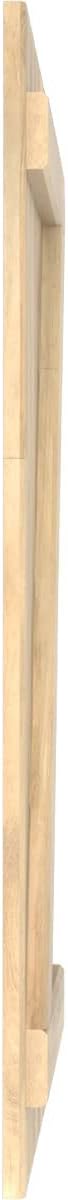 17 1/2"W x 48"H Americraft Five Board (2 Batten) Exterior Real Wood Joined Board-n-Batten Shutters w/Z-Bar (Per Pair), Unfinished