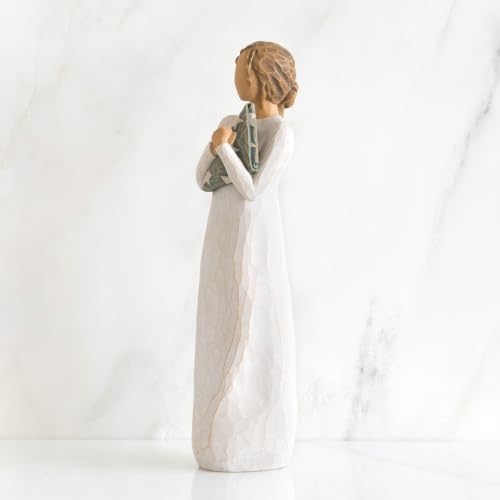 Willow Tree Happiness, Sculpted Hand-Painted Figure | Cast from a Susan Lordi Original Carving, Meaningful Keepsake Gift for Loved Ones, Display on Shelf, Table or Mantel