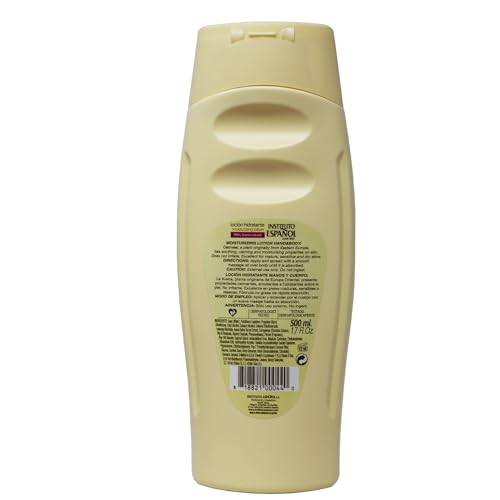 Avena Instituto Espanol Moisturizing Hand and Body Lotion, Helps Moisture Soften and Nourish your skin, 2-pack Of 17 FL Oz, 2 Bottles
