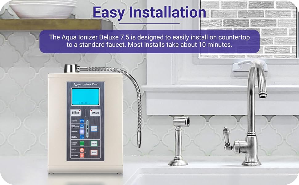 Aqua Ionizer Deluxe 7.5 | Easy Installation