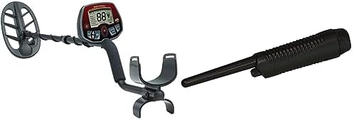 Bounty Hunter Land Ranger Pro Metal Detector, 11 Inch Waterproof DD Searchcoil, Adjustable Length, Lightweight, Ergonomic, Comfortable Padded handgrip