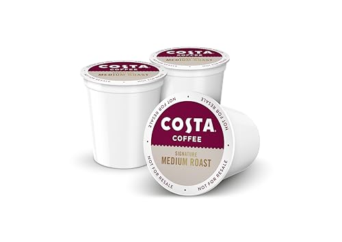 Costa Coffee Pods Medium Roast, Signature Blend, 10 Count