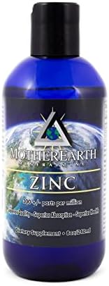 Mother Earth Minerals Ionic Liquid Zinc Supplement High Absorption Angstrom Zinc Mineral Drops for Immune Support