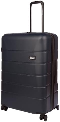 Eddie Bauer Glacier Checked 30" Luggage | Hardside | Spinner Wheels | Expandable | Lightweight | Travel Essentials - Sprig Green