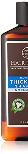 Petal Fresh Hair ResQ Biotin Shampoo for Thinning Hair, Clinically Tested Thickening, Pro-Growth Shampoo for Women & Men, Up to 6X Volume, Rosemary Mint, Caffeine & Peptides, Sulfate Free, 12 fl oz