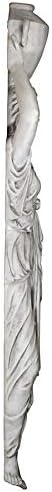 Design Toscano Dione the Divine Greek Water Woman Indoor/Outdoor Garden Statue, Medium, 22 inches tall, Cast Stone Resin, Antique Stone Finish