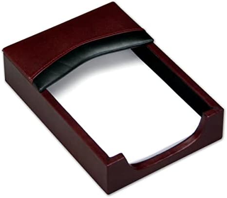 Dacasso Burgundy Leather Desk Set, 8-Piece