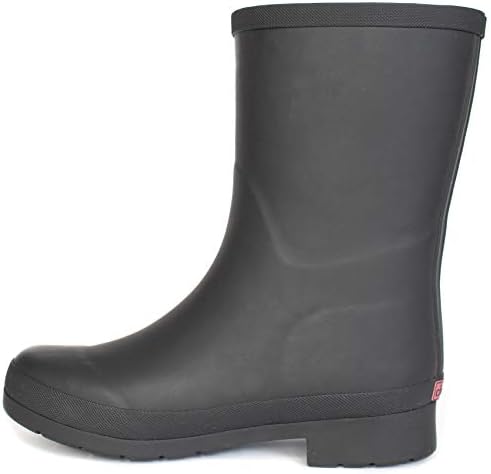 Chooka Women's Waterproof Mid-Height Faux Fur Lined Pull-On Rain Boot
