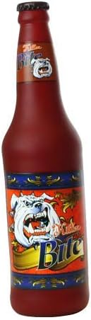 SILLY SQUEAKERS Tuffy Beer Bottle Dog Toy: Squeaky Dog Toy, Washable and Floats, Vinyl