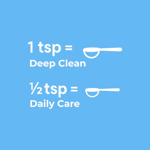 iSonic White CSDW01 Denture/Retainer Cleaning Crystal to Remove Stains, Buildups for all dental/sleep apnea/clear appliances, 8OZ bottle