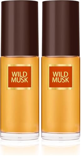 Coty Classics Wild Musk Eau de Cologne Spray | Vegan Formula Perfume | Warm Spicy Floral Scent with Amber, Jasmine, and Rose | 1.5 fl oz (Pack of 1)