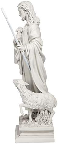 Design Toscano Jesus, The Good Shepherd Garden Statue: Large