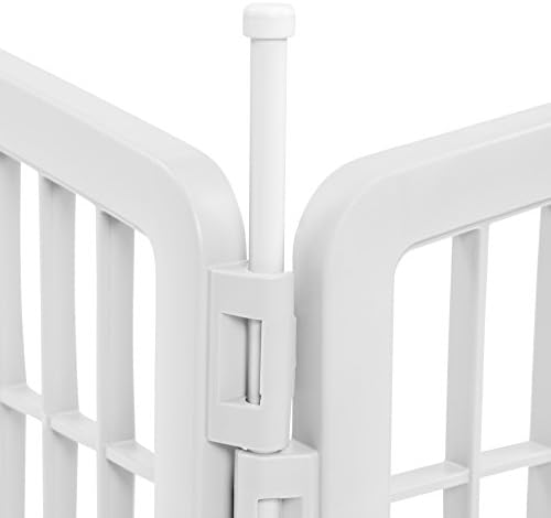 IRIS USA Playpen Panels, Extension Set, Gray | Multiple Pets, Add-On Panel Set, Connect Additional, Size Increase Addon, Matches Existing, Increases Space