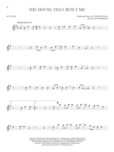 101 Hit Songs for Alto Sax | Pop and Rock Saxophone Sheet Music Collection | Songbook for Intermediate and Advanced Players | Popular Music for Alto