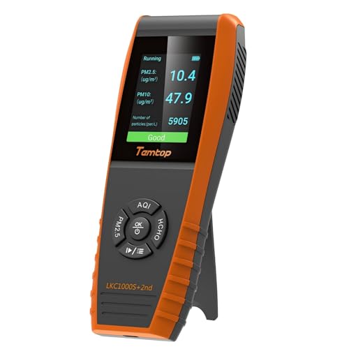 Temtop Air Quality Monitor PM2.5 PM10 Particle Counter, Formaldehyde, Temperature, Humidity