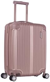 Rockland Berlin Hardside 3 Piece Expandable Spinner Wheel Luggage Set, (20"/24"/28"), Black