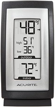 AcuRite 00831A2 Digital Thermometer with Indoor / Outdoor Temperature,Black