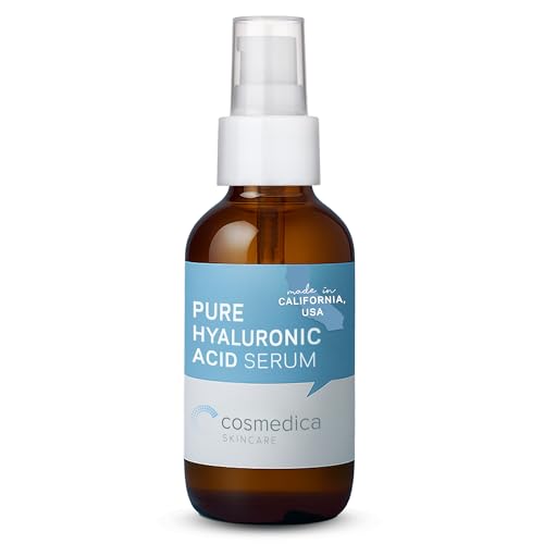 Hyaluronic Acid Serum for Skin 100% Pure Anti Aging Intense Hydration Moisture Non greasy Paraben free, Wrinkle Reducing and Brightening Serum (Pro Formula) 2oz