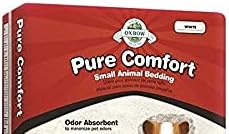 Oxbow Small Animal Bedding, Hamster, Guinea Pig, Rabbit, White, USA, 36 L | Pure Comfort, Hamster Bedding, Guinea Pig Bedding, Low Dust, Virgin Paper, Litter Box, Bunny, Rats, Gerbils, Chinchillas