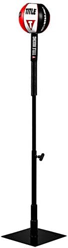 TITLE Boxing Deluxe King Cobra Reflex Bag - Freestanding, Portable Punching Bag for Boxing Improvement