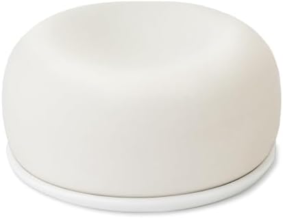 MUJI 02868284 Aroma Stone with Plate, White