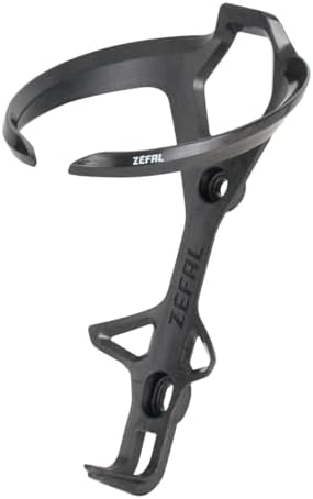 Zefal Pulse L2 Carbon Bottle Cage – Black – Ultralight 18 g Injected Carbon Fiber Design with Top-Load Access, Universal 72–76 mm Fit