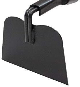BULLY TOOLS 12-Gauge Garden Hoe for Gardening, Heavy Duty Draw Hoe for Weeding, Cultivating and Turning Soil