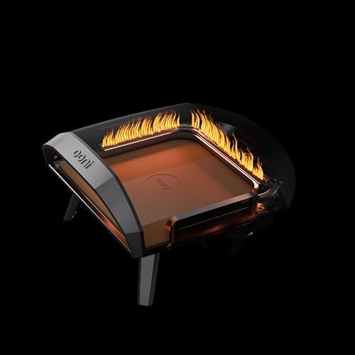 Ooni Koda 16 Propane Gas Pizza Oven – 16" Gas Powered Outdoor Oven with 28 mBar Regulator and Gas Hose