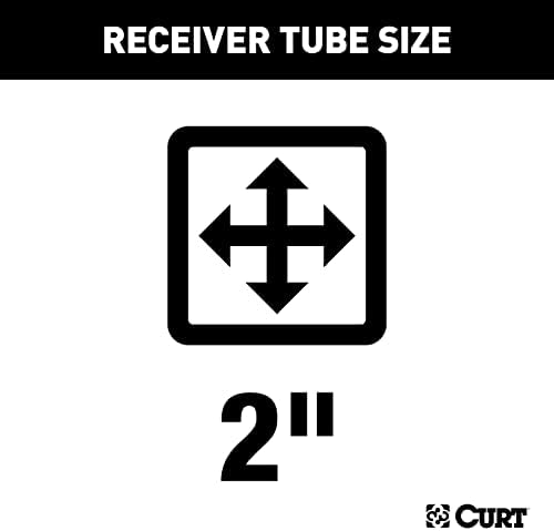 CURT 13323 Class 3 Trailer Hitch, 2-Inch Receiver