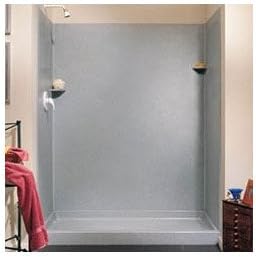 Swanstone SK326072.121 Classics Three Panels Shower Wall Kit, 32" x 60" x 72", Glacier
