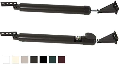 GREENSTAR Touch 'n Hold Smooth - Dual Door Closer System - Heavy Duty - for (Medium and Heavy Weight) Storm, Screen, & Security Doors - New Doors or Replacement for Previous Units (White)