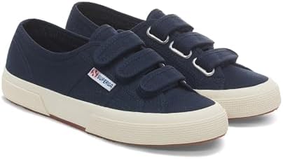 Superga Unisex 2750 Cot3strapu Cotton Canvas Sneakers with Touch Strap Fastening