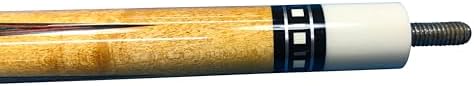 Meucci SB2-N Handcrafted Billiards Pool Cue Stick w/PRO Shaft - Natural Stain + Hard CASE