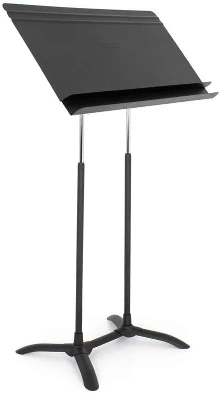 Manhasset 5401 Regal Conductor's Music Stand | Wide Conductor's Desk, Adjustable Height, Orchestra, Choir, Band, Rehearsal