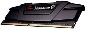 G.SKILL RipjawsV Series DDR4 RAM (XMP) 8GB (1x8GB) 3200MT/s CL16-18-18-38 1.35V Intel AMD Desktop Computer Memory U-DIMM - Black (F4-3200C16S-8GVKB)