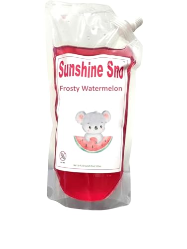 Sunshine Sno Organic Snow Cone Syrup Tiger's Blood- 18oz