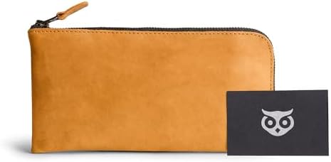 Hide & Drink, Leather Long Zippered Wallet, Holds Up to 8 Cards Plus Coins And Flat Bills, Phone Holder, Travel Essentials, Handmade (Bourbon Brown)