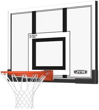 Lifetime 79910 50 Inch Backboard Rim Combo, Mounting Kit Sold Separately