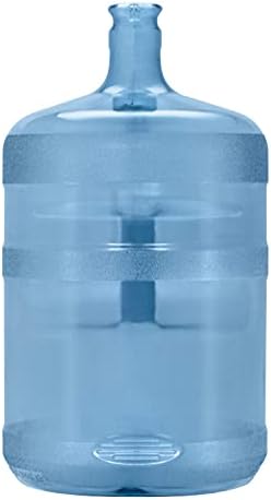 Brio 5 Gallon Plastic Crown Cap Reusable Water Bottle Container