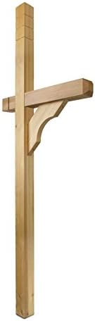 Cedar Decorative Mailbox Post