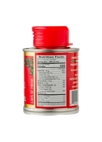 Partanna Robust Extra Virgin Olive Oil, 101 fl oz (3 L) Tin | Premium 100% Castelvetrano Oil, High Polyphenol, First Cold Pressed, Early Harvest in Sicily, Award Winning Italian EVOO