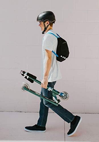 Micro Kickboard | Sprite Foldable LED Scooter for Ages 6+ | Children up to 220 lbs | 2 Wheel | Travel Ready | Adjustable T Bar | Smooth Ride