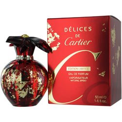 DELICES DE CARTIER by Cartier for WOMEN: EAU DE PARFUM SPRAY 1.6 OZ (LIMITED EDITION)