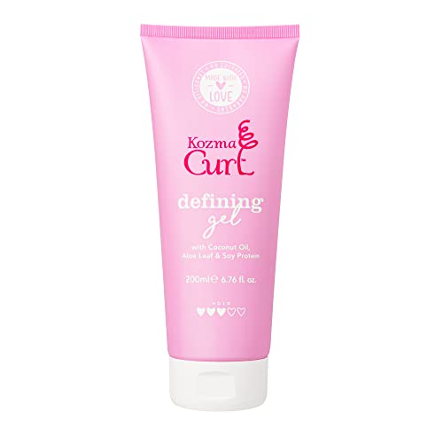 Defining Gel – Lightweight Soft Hold Curly Hair Gel for Frizz Control & Humidity Protection, Non-Crunchy Curl Styling Gel for Curly & Wavy Hair